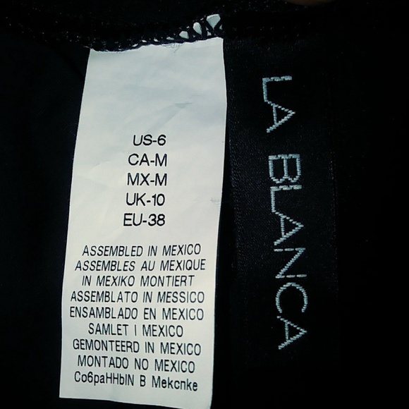 La Blanca Halter One-Piece Swimsuit Size 6 - Picture 8 of 8